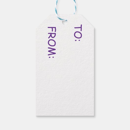 Echoes van een metalen Romance Cadeaulabel (Achterkant)