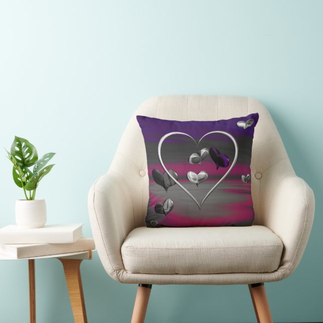 Echoes van een metalen Romance Kussen (Stoel)