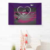 Echoes van een metalen Romance Spandoek (Insitu)