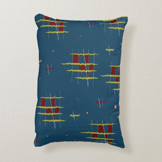 Echoes van geometrie accentkussen accent kussen (Achterkant (Verticaal))