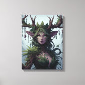 Echoes van het betoverde bos canvas afdruk (Voorkant)