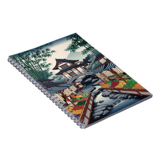 Echoes van het oude Japan: Market Street Musings Notitieboek