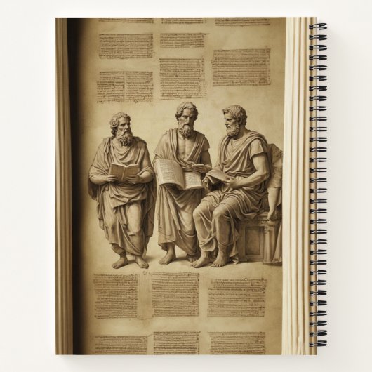 Echoes van het oude Rome: Latijn Notitieboek (Achterkant)