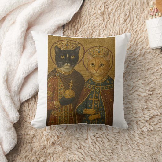 Echoes van het Rijk in bont en zijde Kussen (Deken)