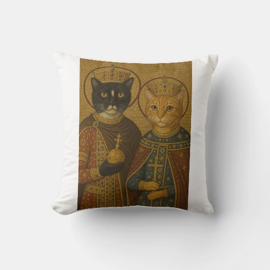 Echoes van het Rijk in bont en zijde Kussen (Voorkant)