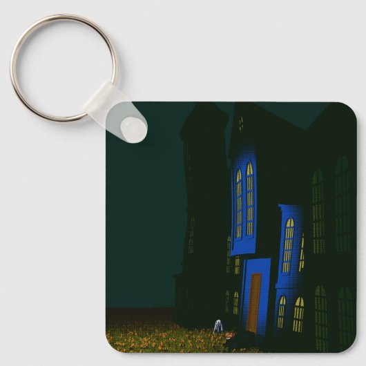 Echoes van het verlaten landhuis sleutelhanger (Voorkant)