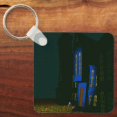 Echoes van het verlaten landhuis sleutelhanger (Voorkant)