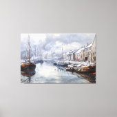 Echoes van het verleden: Victoriaans Gevist leven Canvas Afdruk (Voorkant)