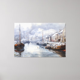 Echoes van het verleden: Victoriaans Gevist leven Canvas Afdruk