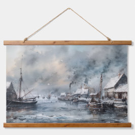 Echoes van het verleden: Victoriaans Gevist leven Hangend Wandkleed