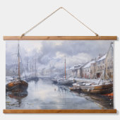 Echoes van het verleden: Victoriaans Gevist leven Hangend Wandkleed (Voorkant)