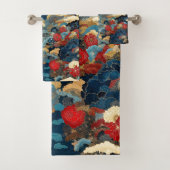 Echoes van Japan Luxe Badkamer Art Bad Handdoek (Insitu)