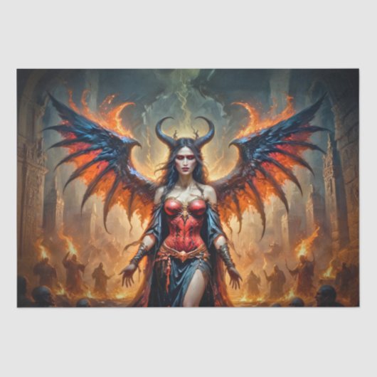 Echoes van Lilith Decoupage Tissuepapier (Voorkant)