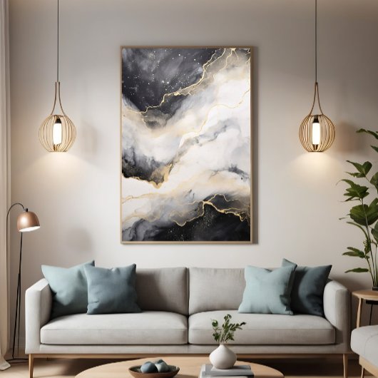 Echoes van marmer poster