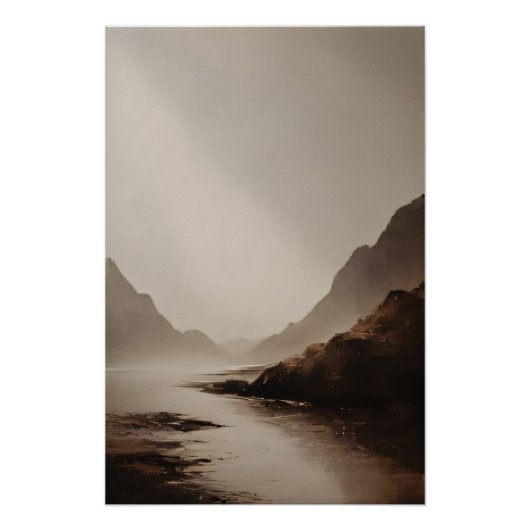 Echoes van mist perfect poster (Voorkant)