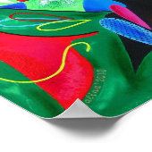 Echoes van Taino - Puerto Rico Art Poster (Hoek)