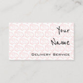 "Echoes" Visitekaartjes voor levering (Voorkant)