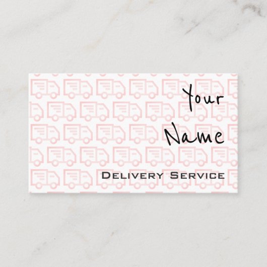 "Echoes" Visitekaartjes voor levering (Voorkant)