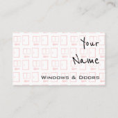 "Echoes" Visitekaartjes voor Windows en deuren (Voorkant)