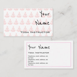 "Echoes" Yoga Instructor Visitekaartjes