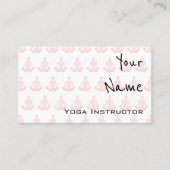 "Echoes" Yoga Instructor Visitekaartjes (Voorkant)