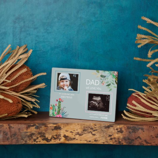 Echografie 2 Foto Kind Cacti Fotoplaat (Zijkant)