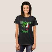 Echografie bemanning Sonograaf Prettig Kerstfeest  T-shirt (Voorkant volledig)