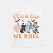 Echografie Tech Ghosts Vascular Tech Sonograaf H Fleece Deken (Voorkant)