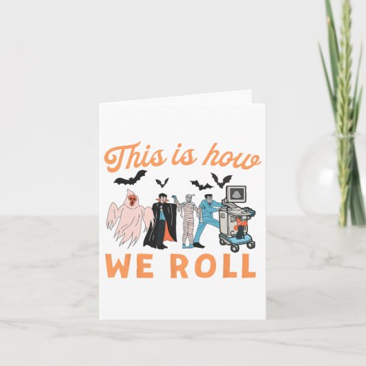 Echografie Tech Ghosts Vascular Tech Sonograaf H Kaart (Voorkant)