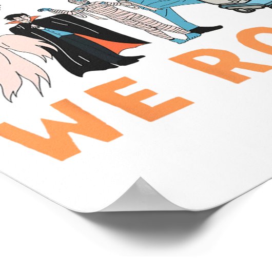 Echografie Tech Ghosts Vascular Tech Sonograaf H Poster (Hoek)