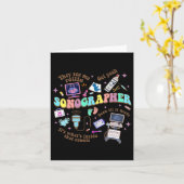 Echografie Tech Sonograaf Nationale Verpleegkundig Kaart (Gele Bloem)