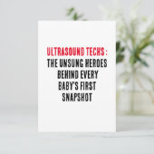 Echografie techs: De onbezongen helden achter elke Bedankkaart (Staand voorkant)