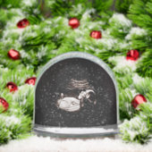 Echografisch Wereldbol Sneeuwbol (Kerstmis)