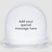 Echografisch Wereldbol Sneeuwbol (Achterkant)