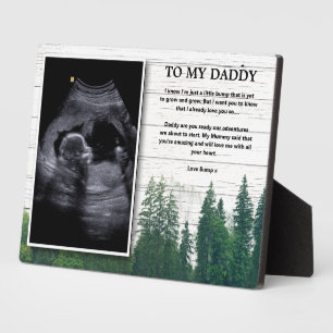 Echografische boodschap van Bump Daddy om in de ga Fotoplaat
