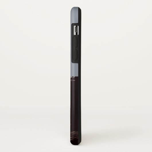 Echografische foto Dusty Blue Monogram Case-Mate iPhone Case (Achterkant/links)