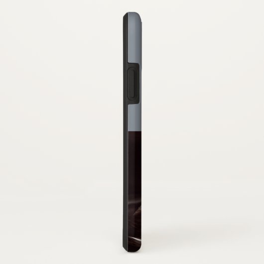 Echografische foto Dusty Blue Monogram Case-Mate iPhone Case (Achterkant / rechts)