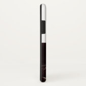 Echografische foto zwart-wit monogram Case-Mate iPhone case (Achterkant / rechts)