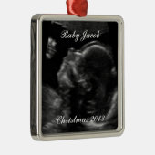 Echografische fotosjabloon metalen ornament (Rechts)