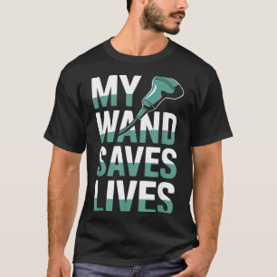 Echografist medische echografie radiologie t-shirt