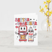 Echografist Valentijnsdag Echoscopist Kaart (Gele Bloem)