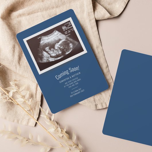 Echogram Baby Komt Eraan Zwangerschapsaankondiging