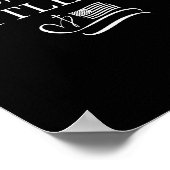 Echoing Her Battle Cry Usa Flag Christian Poster (Hoek)