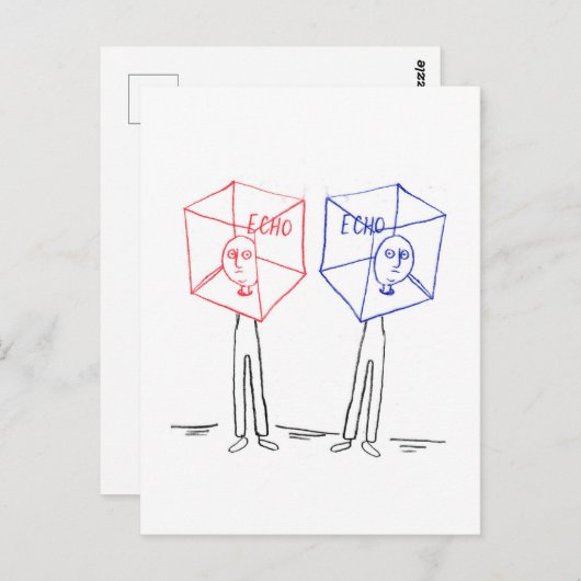 echokamer briefkaart (Voorkant / Achterkant)