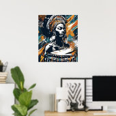 Echo's Door Haar Handen Poster (Thuiskantoor)