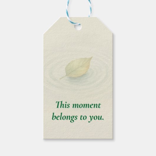 Echo's en aanbiedingen | "Dit moment is van jou" Cadeaulabel (Voorkant)