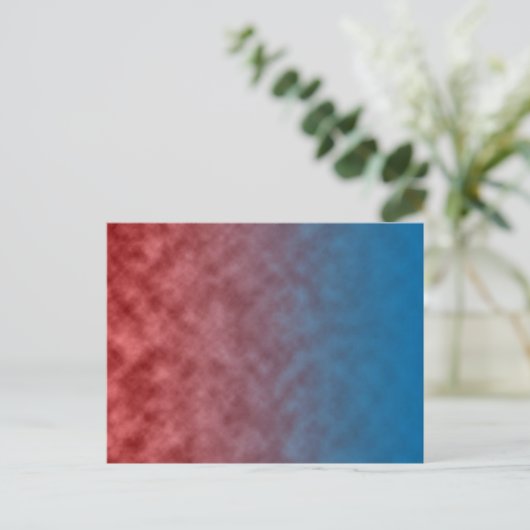 Echos in Blauwvuur Briefkaart (Staand voorkant)