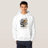 "Echo's in goud" Hoodie (Voorkant volledig)
