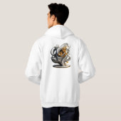 "Echo's in goud" Hoodie (Achterkant volledig)