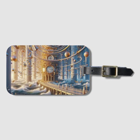 Echo's van '73: het labyrint van de Chronos Ocean Bagagelabel (Voorkant (horizontaal))